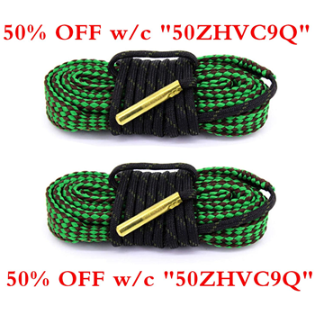  Gogoku Bore Snake 2-Pack Bore Cleaner Snake Rifle Shotgun Gun Cleaning Kit - $4.99 with code "50ZHVC9Q" (Free S/H over $25) - $4.99
