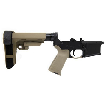   PSA AR-15 Complete Blem MOE SBA3 Pistol Lower, FDE - $179.99 - $179.99