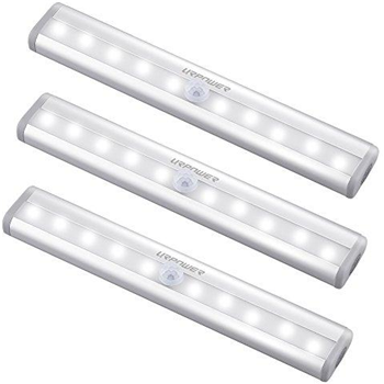   3 Pack Motion Sensor Light, 10 LED Wireless Motion Great for Safes - $17.84 (Free S/H over $25) - $17.84