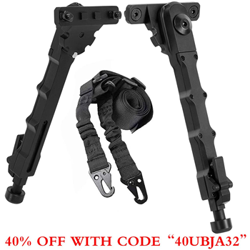   Gogoku Bipod & Sling Combo for Tactical Outdoor Hunting 7.5-9 Inches Bipod - $21.59 (Free S/H over $25) - $21.59
