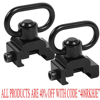   Gogoku 2-Pack Sling Swivel for 20mm Rail Sling Clip Adapter - $5.99 w/c "408RKHJE" (Free S/H over $25) - $5.99