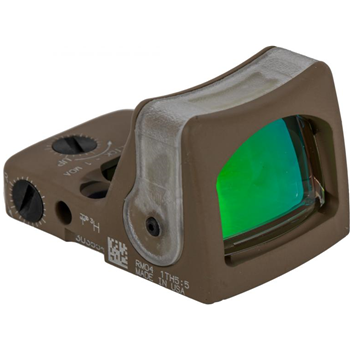   Trijicon RMR Type 2 Dual Illuminated Reflex Sight - 7 MOA - Amber Dot - FDE - $359.99 - $359.99
