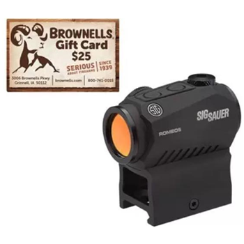   Sig Sauer, Inc. ROMEO5 2 MOA Compact Red Dot Sight - $134.99 after code "TAG" + $25 Gift Card