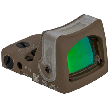   Trijicon RMR Type 2 Dual Illuminated Reflex Sight - 7 MOA - Amber Dot - FDE - $359.99