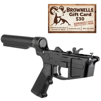   Foxtrot Mike Products AR-15 FM-9 Complete Billet Rifle Lower Receiver - $249.99 after code "VSJ" + $30 Gift Card - $249.99