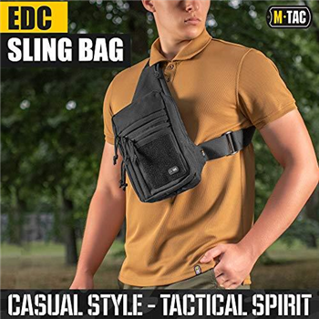   M-Tac Tactical Bag Shoulder Chest Pack with Sling for Concealed Carry of Handgun (Black) - $29.95 (Free S/H over $25) - $29.95