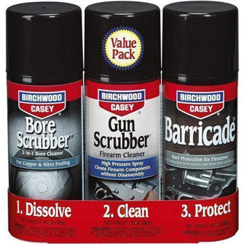   Birchwood Casey Gun Bore Scrubber and Barricade 1,2,3 Kit - $19.19 (Free S/H over $25) - $19.19
