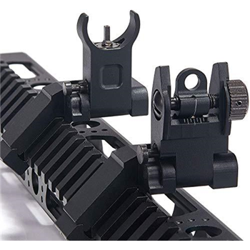   Meirui 45 Degree Offset Iron Sights Flip Up Front Rear Iron Sight Picatinny Weaver - $13.29 w/ code 2K99VM2X (Free S/H over $25) - $13.29