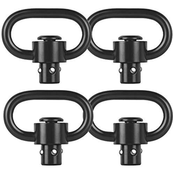   4-Pack QD Sling Swivel 1.25â€ Loop Tactical Heavy Duty Quick Detach Push Button Swivels - $5.39 w/c "40LLZQSG" (Free S/H over $25) - $5.39
