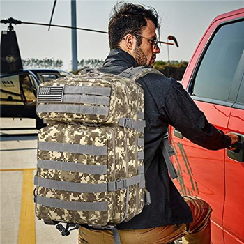   Monoki Military Tactical Backpack, Army 3 Day Assault Pack,42L Molle Bag Rucksack - $26.99 (Free S/H over $25) - $26.99
