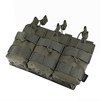   ProCase Open-Top Triple Stacker Mag Pouch, Tactical Magazine Pouch -Green - $5.99 (Free S/H over $25) - $5.99