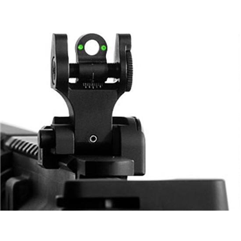   Troy Industries Rear Folding BattleSight w/ Tritium - Black - $119.99 - $119.99
