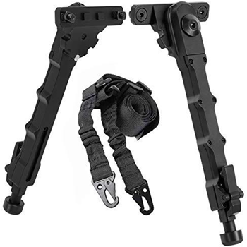   Gogoku Bipod & Sling Combo for Tactical Outdoor Hunting 7.5-9 Inches Bipod - $13.49 50% off w/c "50R18E8D" (Free S/H over $25) - $13.49