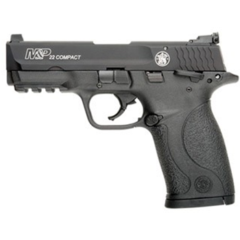   Smith & Wesson 108390 M&P-22 Compact Pistol .22 LR 3.56in Threaded 10rd Black - $361.99 (Free S/H on Firearms) - $361.99