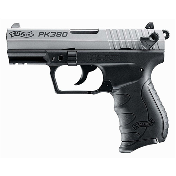   WALTHER ARMS PK380 380 ACP 3.6" Barrel 8 Rnd Nickel - $411.99 (Free S/H on Firearms) - $411.99
