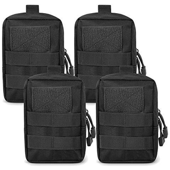   Gogoku 4-Pack Molle Pouch Tactical Molle Pouches Compact Utility EDC Waist Bag Pack Black - $9.95 40% off w/c "40WU4S9K" (Free S/H over $25) - $9.95
