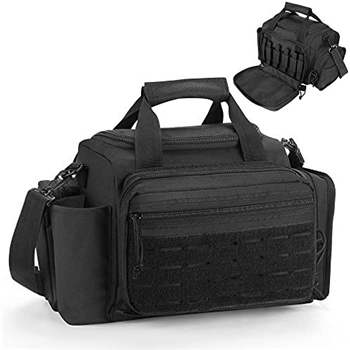   DAREKUKU Tactical Range Bags for Handguns and Ammo, Pistol Bag with Shoulder Strap for Outdoor Shooting Range, Large - $29.99 (Free S/H over $25) - $29.99