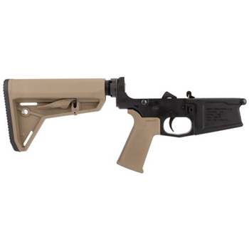   Aero Precision M5 Complete Lower Receiver MOE SL Grip & SL Carbine Stock Black/FDE - $330.77 - $330.77