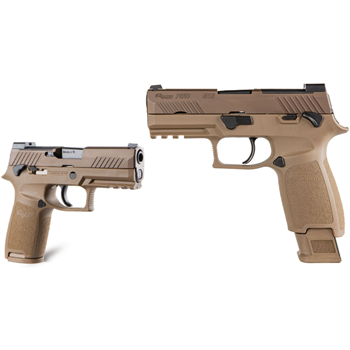   Sig Sauer P320 M18 Carry 9mm 3.9" Pistol, Coyote Tan - $749.99 - $749.99