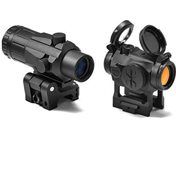   KNINE OUTDOORS 2 MOA 20mm Lens Tactical Red Dot Sight Scope 1 Inch Riser with 3X Magnifier - $79.34 w/ code 2FB3VLTW (Free S/H over $25) - $79.34