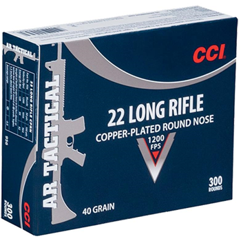   CCI 22 LR AR Tactical 40Gr 1200 FPS CPRN 300rd - $34.99 (Free S/H on Firearms)