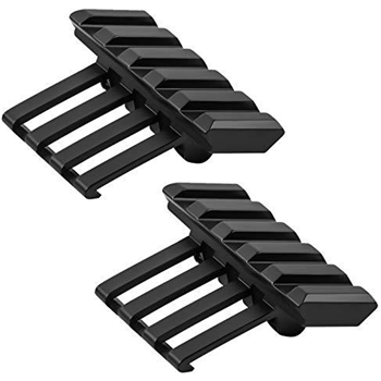   45 Degree Rail Mount 2-Pack 20mm Picatinny Offset Rail Offset Side Light Optic Sight Rail Mount - $7.99 50% off w/c "50R18E8D" (Free S/H over $25) - $7.99