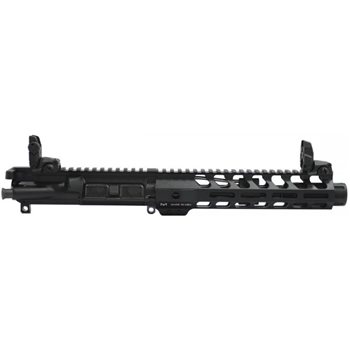   PSA 7" 5.56 NATO 1/7 Nitride 9" Lightweight M-Lok Freedom Upper With Fluted Flash Can, BCG, CH, & MBUS Sight Set - $509.99 - $509.99