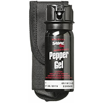   SABRE Tactical Pepper Gel With Belt Holster, 18 Bursts of Maximum Police Strength OC Spray, Quick Access Flip Top - $12.23 (Free S/H over $25) - $12.23