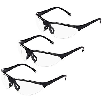   Amazon Basics Anti-Fog Shooting Safety Glasses Eye Protection, Clear Lens, 3-Count - $14.20 (Free S/H over $25) - $14.20