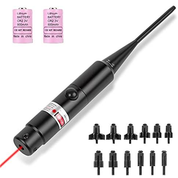   XOOBIU Bore Sight Kit Red Laser Boresighter for .177 to .50 Caliber with Battery - $11.99 50% off with code "50M986UX" (Free S/H over $25) - $11.99