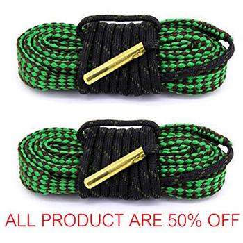   Gogoku 2Pack/3Pack Bore Rope Brush Gun Cleaner Rifle Shotgun Gun Cleaning(Choose Your Cal) - $3.99 with code "50FK5ZGN" (Free S/H over $25) - $3.99