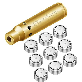   Tipfun Bore Sight Cal 223 5.56mm Rem Red Dot Boresighter with Three Sets of Batteries - $5.49 After code" VL27MVGT" (Free S/H over $25) - $5.49