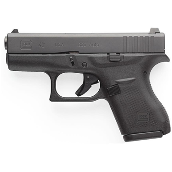   Glock G42 .380 ACP Sub Compact 6-Round Polymer Frame 3.25" Barrel - Black - $399 - $399.00