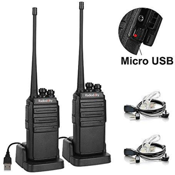   Radioddity GA-2S Long Range UHF Two Way Radio Rechargeable Micro USB 2 Pack - $24.70 after 5% clip code (Free S/H over $25) - $24.70