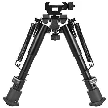   CVLIFE 6-9 Inches Tactical Bipod Adjustable Spring Return with 360 Degree Swivel Adapter - $14.99 w/code "3WCJH3D2" (Free S/H over $25) - $14.99