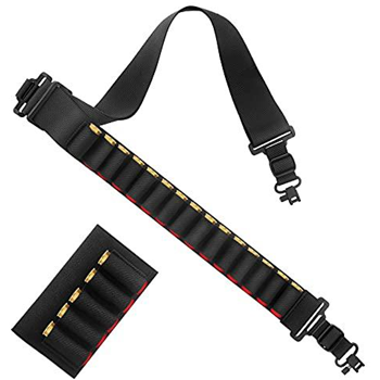   Theopot Rifle Sling Holds 15 Shells for 12 Gauge/ 20 Gauge and 5 Butt Cartridges Stock Shell Holder-$9.59 After code" 698DVMCT" (Free S/H over $25) - $9.59