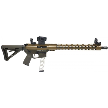   PSA Custom PX-9 9MM 16" Nitride 15" Slim Line PCC Rifle w/ Romeo 5, MBUS, Ambi Safety & EPT FCG - Coyote & ODG - $1199.99 - $1,199.99