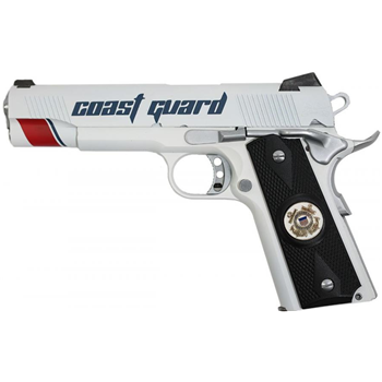   PSA Custom USCG .45 ACP 1911 Pistol w/Enameled Medallion Grips, 3 Magazines, Soft case & Watertight Storage Case - $1299.99 - $1,299.99