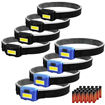   8 Pack Led Headlamp Flashlight 1.1oz/31g 3 Modes 24 AAA Batteries Waterproof - $9.99 after $4 clip code & code"30NP3GOO" (Free S/H over $25) - $9.99