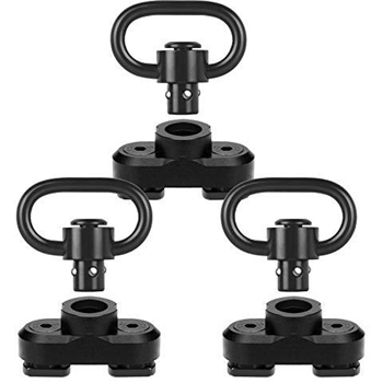   3-Pack QD Sling Swivel 1.25â€ Loop with Sling Adapter for M-Rail System Tactical Heavy Duty Qd Swivels - $8.39 w/c "409269S6" (Free S/H over $25) - $8.39
