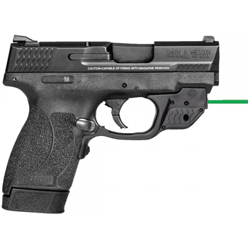   Smith & Wesson M&P45 Shield 45 Auto (ACP) 3.3in Black Pistol w/Crimson Trace Green Laser - 7+1 Rounds - $448.99 (Free S/H on Firearms) - $448.99