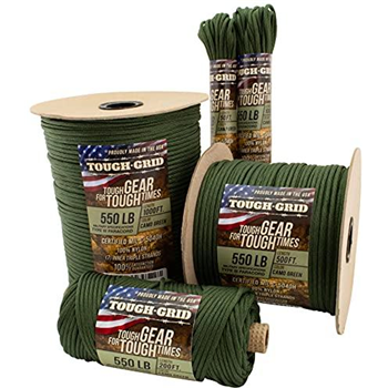   TOUGH-GRID 550lb Camo Green Paracord / Parachute Cord 100% Nylon Mil-Spec Type III 50Ft. - $7.85 (Free S/H over $25) - $7.85