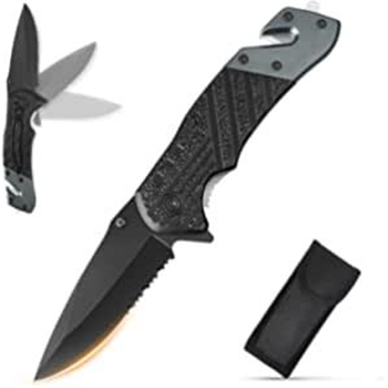   45% off Pocket Knife for Men/Women, Waterproof Folding Knife for Outdoor Emergency Camping w/code KNIFE0001 - $12.99 - $12.99