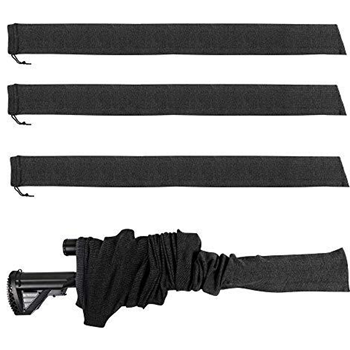   4-Pack Gun Sock Silicone Treated Rifle Socks 52" Anti-Rust Tactical Outdoor Shooting Hunting Sack Storage Bag (Black) - $13.79 40% OFF w/c "409269S6" (Free S/H over $25) - $13.79