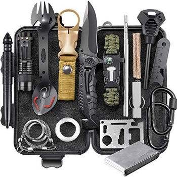   EILIKS Survival Gear Kit EDC Tools 24 in 1 - $26.39 after 20% Off clip coupon (Free S/H over $25) - $26.39