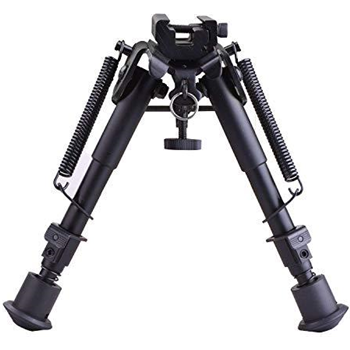   CVLIFE 6-9 Inches Tactical Rifle Bipod Adjustable Spring Return with Adapter - $13.29 w/code "Q34GVFMK" (Free S/H over $25) - $13.29