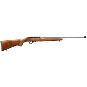   Ruger 10/22 22LR 10 Rd 22" Blued Finish Deluxe Sporter Checkered Wood Stock - $312.99 (Free S/H on Firearms) - $312.99