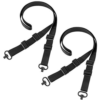   2-Pack Tactical 2 Point Sling with QD Sling Swivel Adjustable Length Rifle Sling Strap 1â€ Wide - $6.59 w/c "405XR9ID" (Free S/H over $25) - $6.59