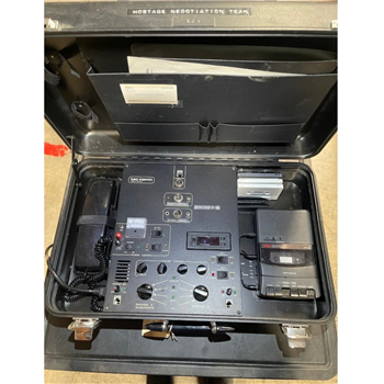   Tac Comm 1990s Hostage Negotiation Brief Case , Dept Used - $199.98 - $199.98