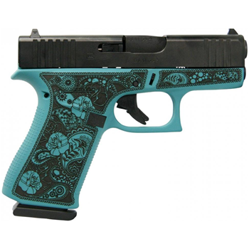   Glock G43X Tiffany Blue 9mm 3.41" Barrel 10 Rnd - $619.99 (Free S/H on Firearms) - $619.99